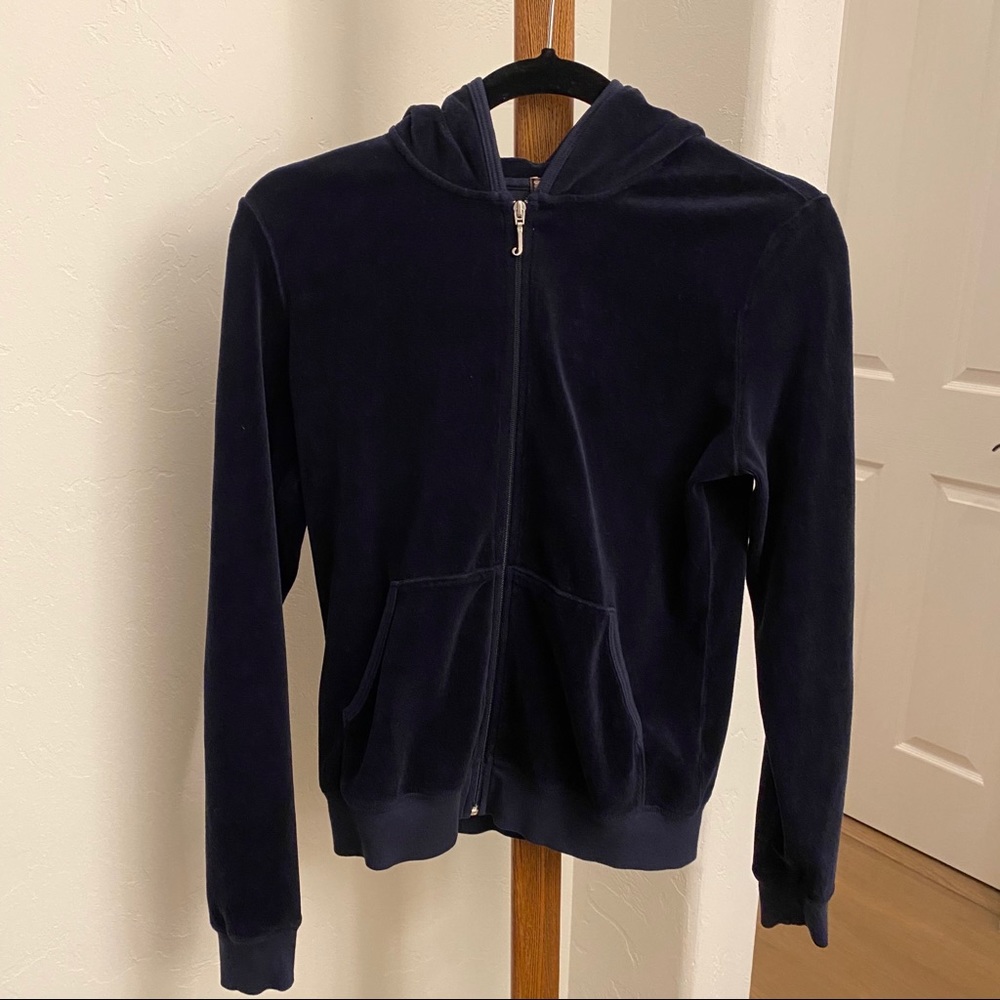 Navy Juicy Couture velour Jacket